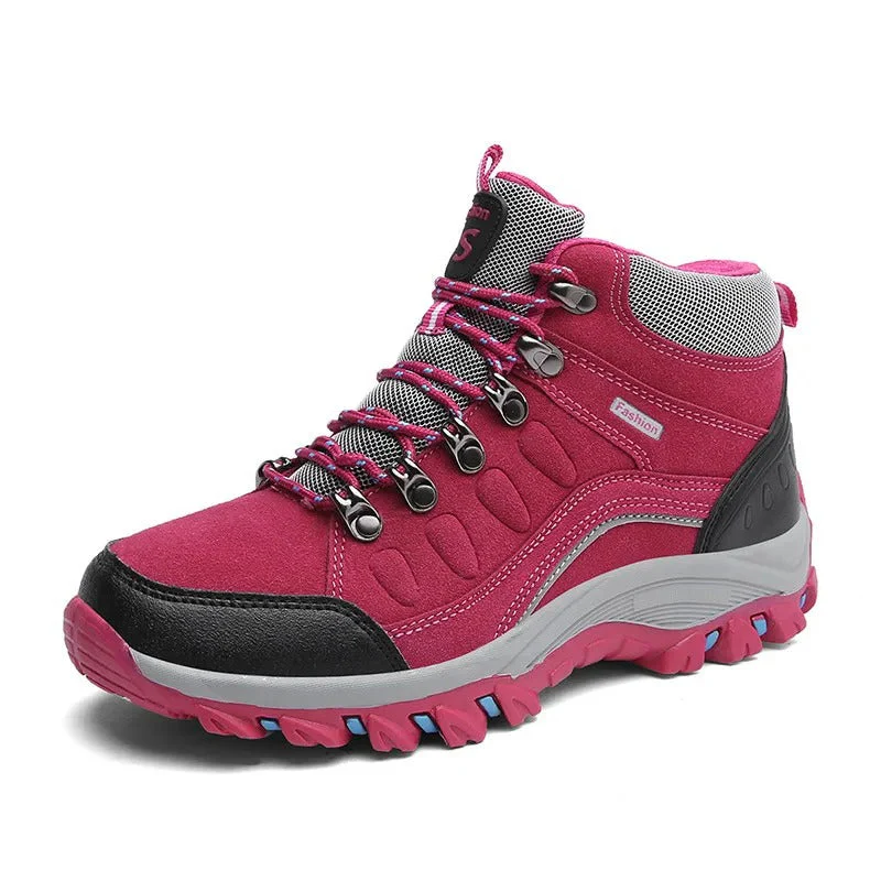 Bottes de randonnée imperméables unisexe – Bottes de trekking robustes plein air pour hommes et femmes avec adhérence tous terrains et soutien de la cheville - Image 7