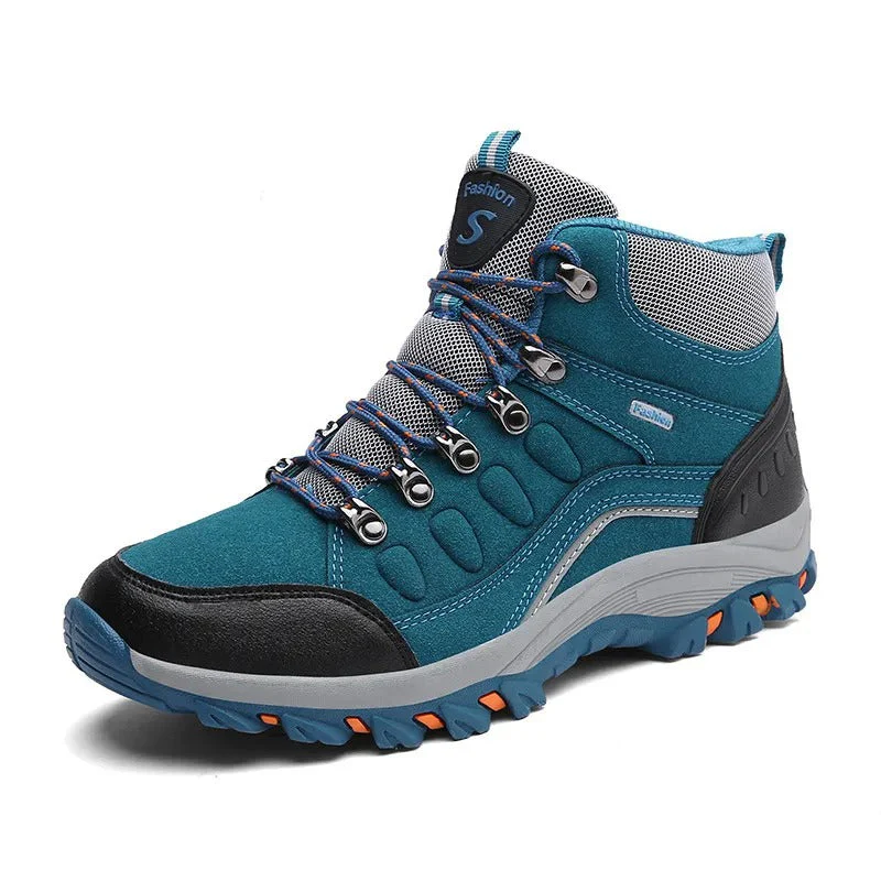 Bottes de randonnée imperméables unisexe – Bottes de trekking robustes plein air pour hommes et femmes avec adhérence tous terrains et soutien de la cheville - Image 9