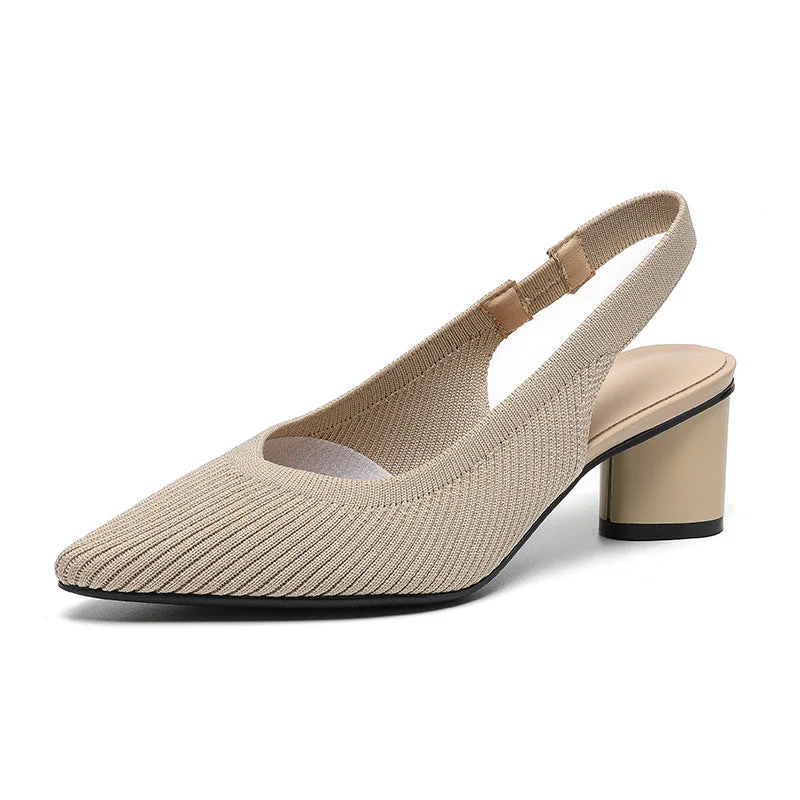Chaussures femme à bout pointu – Talon carré stable et chic - Image 11