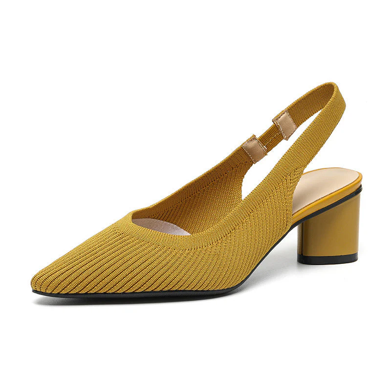 Chaussures femme à bout pointu – Talon carré stable et chic - Image 13