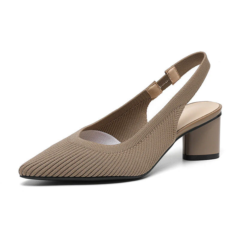 Chaussures femme à bout pointu – Talon carré stable et chic - Image 8