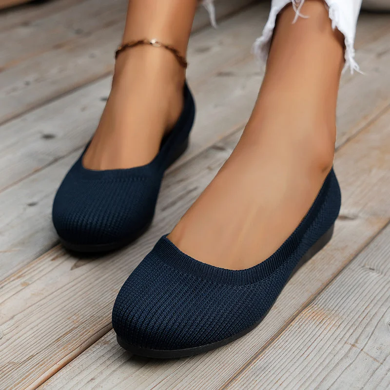 Chaussures Plates Femme Antidérapantes en Maille Légère – Confort Respirant pour Travail et Marche - Image 13