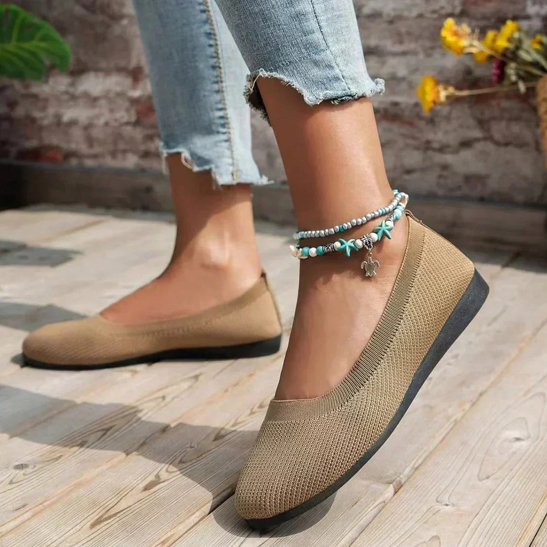 Chaussures Plates Femme Antidérapantes en Maille Légère – Confort Respirant pour Travail et Marche - Image 15