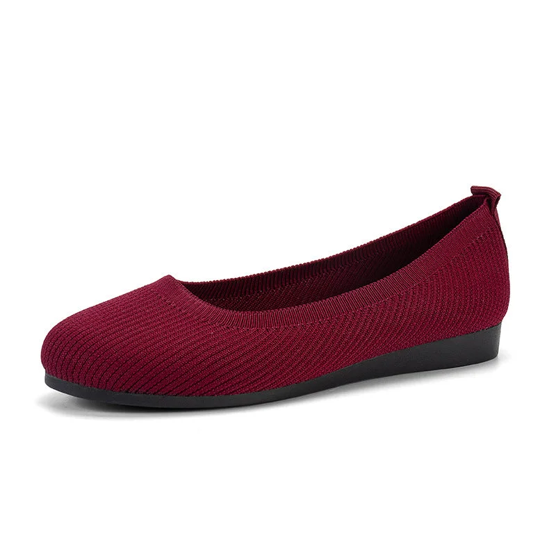 Chaussures Plates Femme Antidérapantes en Maille Légère – Confort Respirant pour Travail et Marche - Image 5
