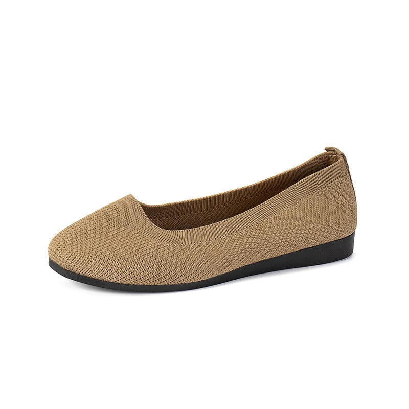 Chaussures Plates Femme Antidérapantes en Maille Légère – Confort Respirant pour Travail et Marche - Image 6