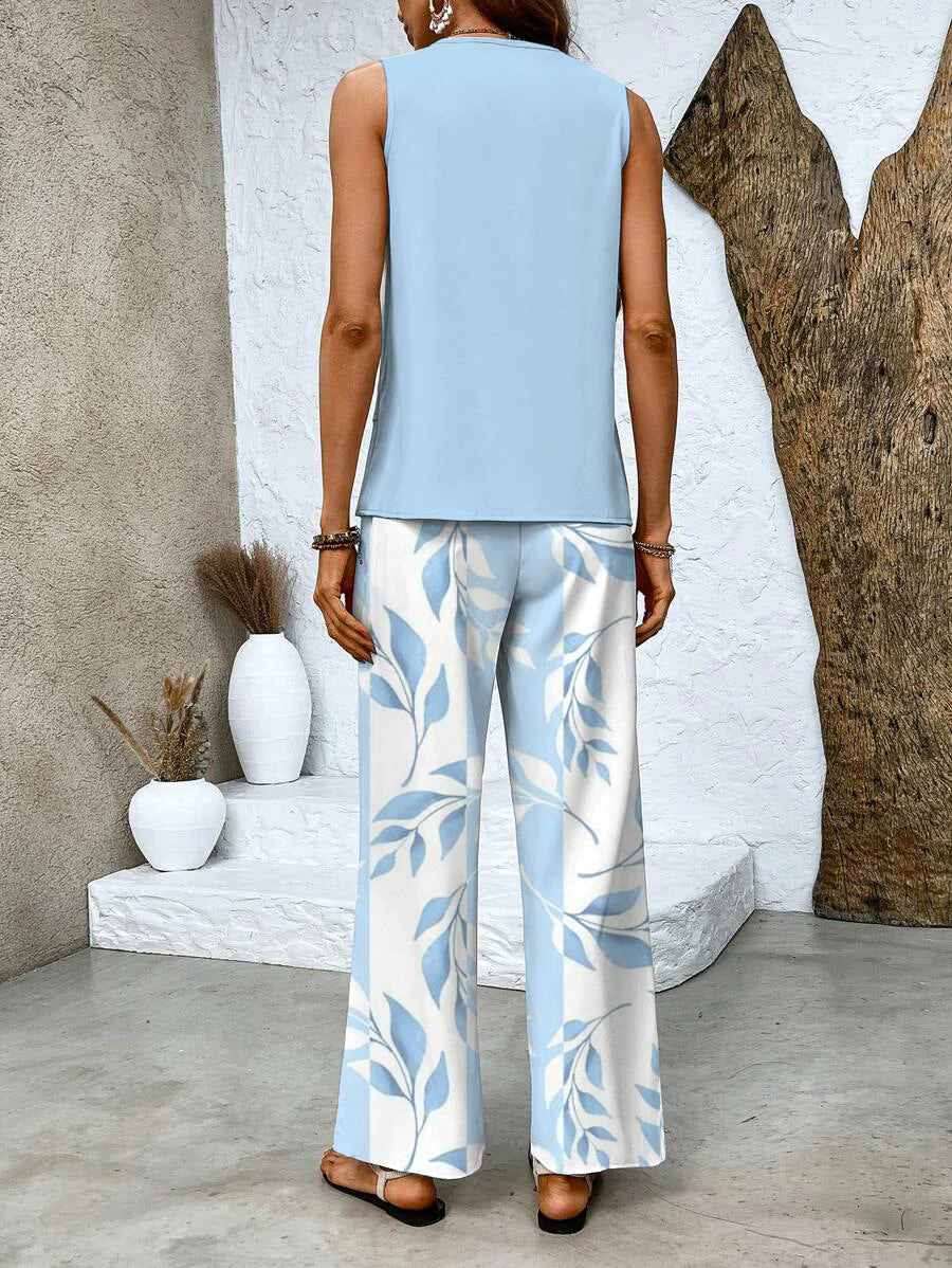 Ensemble 2 Pièces Élégant Décontracté Femme Été – Tendance, Polyvalent, Stylé - Image 3
