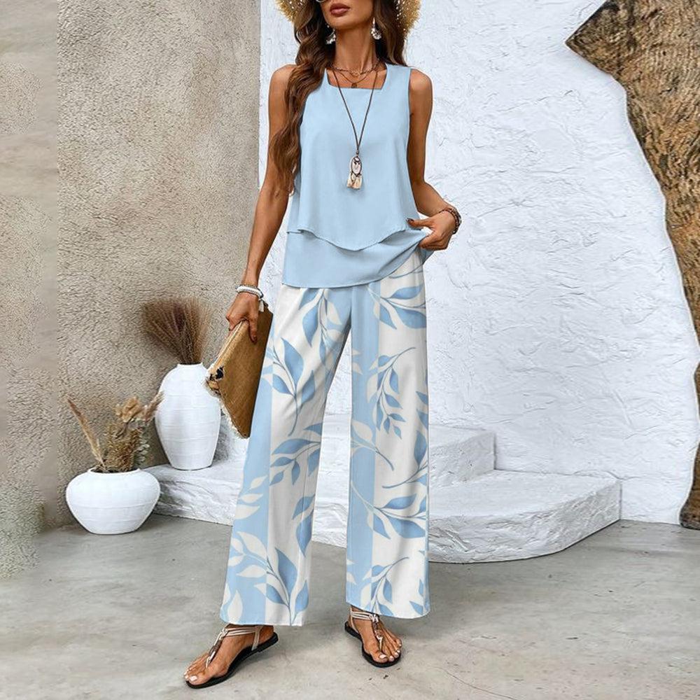 Ensemble 2 Pièces Élégant Décontracté Femme Été – Tendance, Polyvalent, Stylé - Image 4
