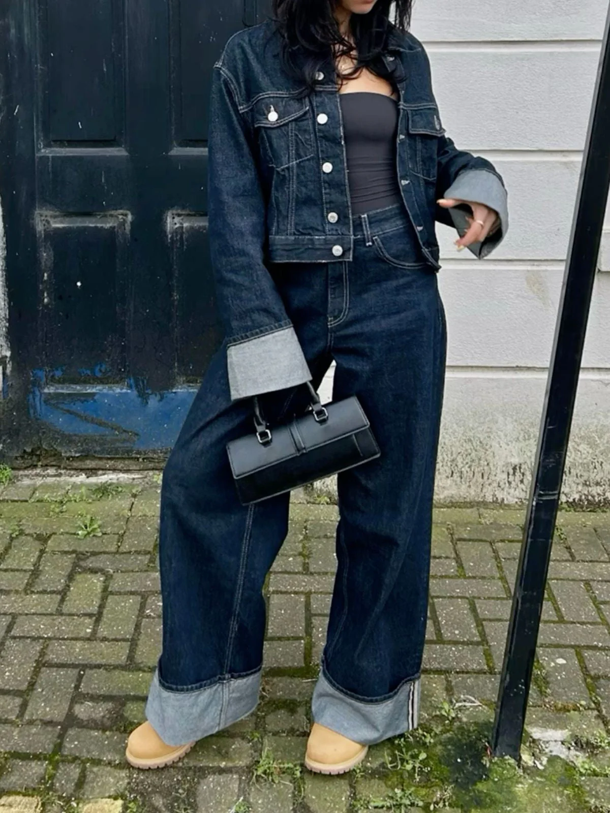 Ensemble en denim chic et stylé pour femmes - décontracté, élégant - Image 12