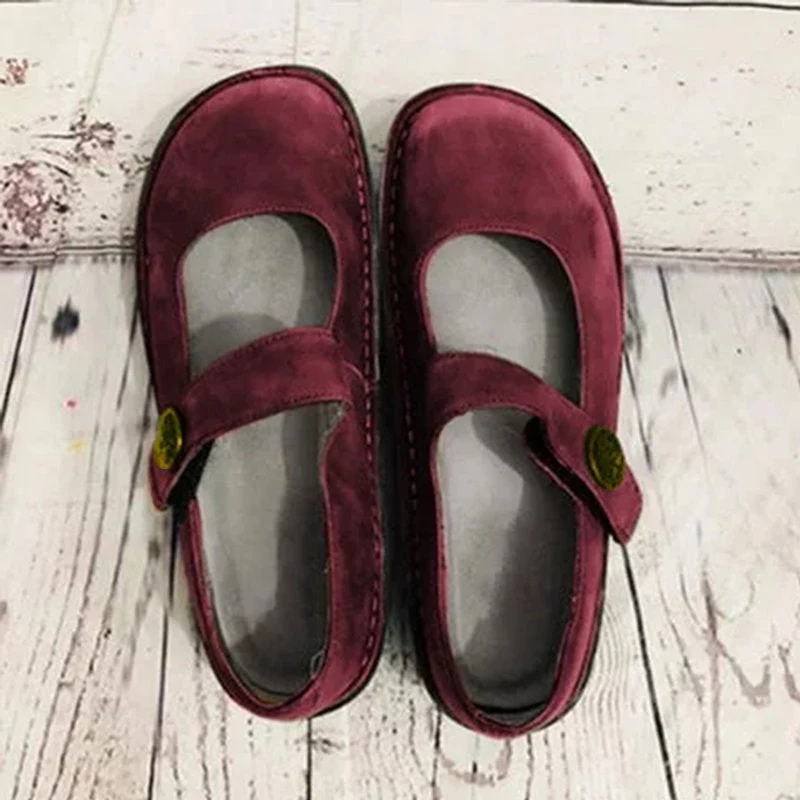 Femme Daim Brock sculpté Confortables  Chaussures – Style Élégant et Semelle Flexible - Image 3