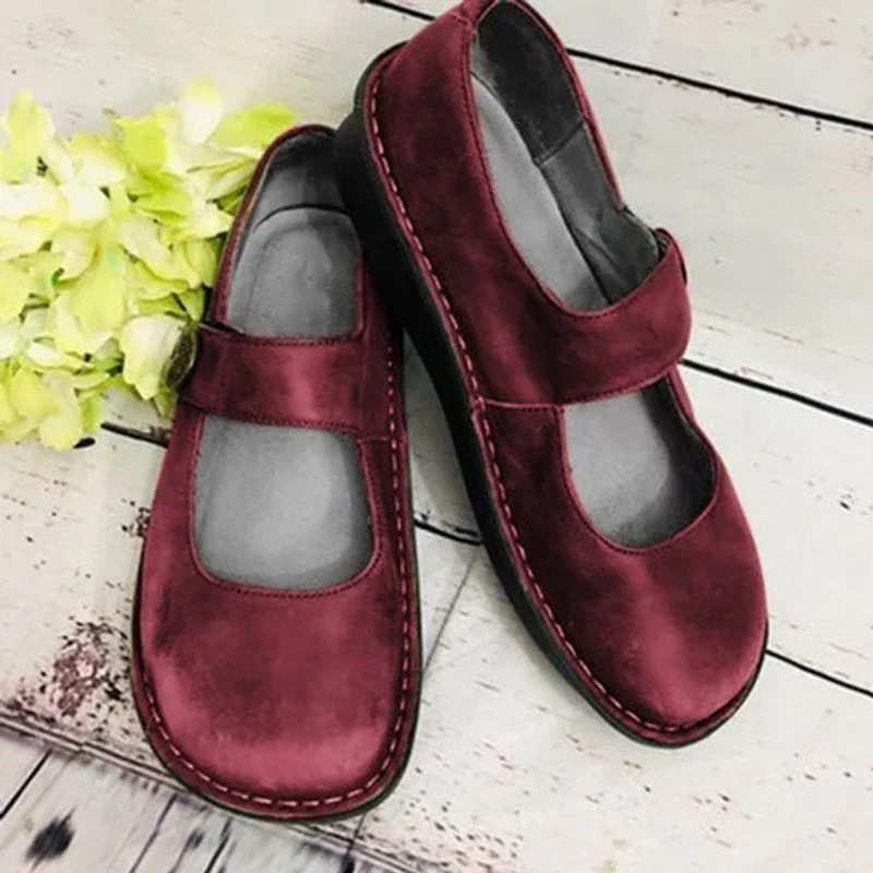 Femme Daim Brock sculpté Confortables  Chaussures – Style Élégant et Semelle Flexible - Image 7