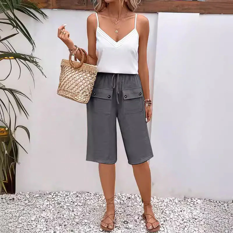 Femmes décontractés  confortable l’été shorts – Léger, coupe ample - Image 3