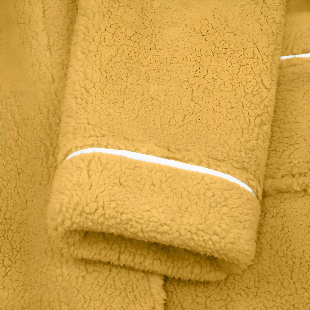 Peignoir de Confort Sherpa Unisexe – Robe de Chambre Douce en Molleton Chaud avec Ceinture et Poches, Vêtement d’Hiver Douillet pour Hommes et Femmes - Image 13