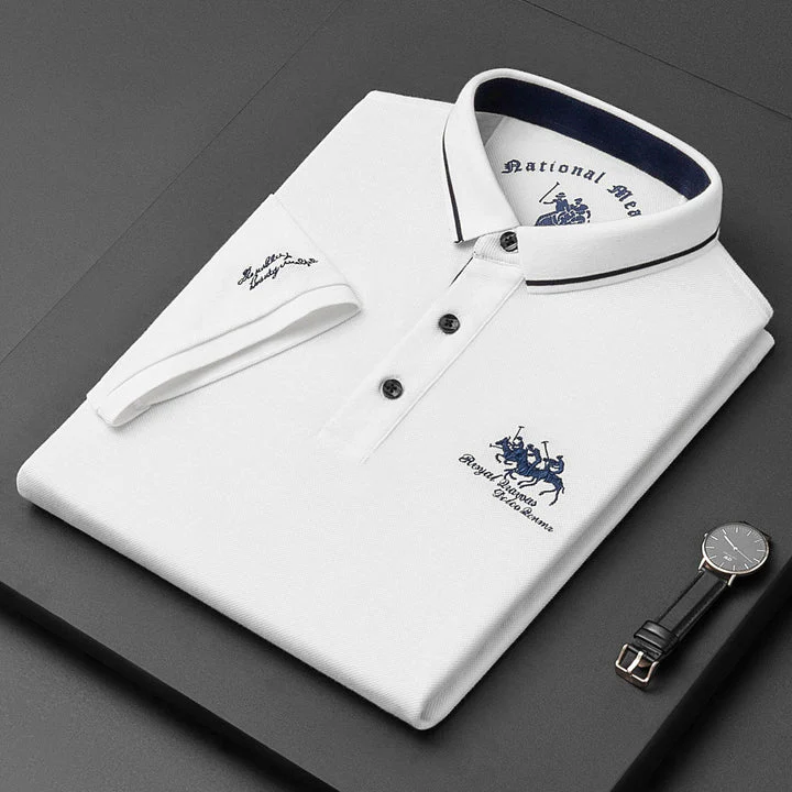 Polo Homme Premium Élégant Stylé Luxe – Respirant, Coupe Classique, Coton Doux, Tee-shirt Décontracté - Image 3