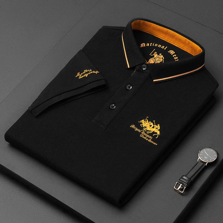 Polo Homme Premium Élégant Stylé Luxe – Respirant, Coupe Classique, Coton Doux, Tee-shirt Décontracté - Image 6