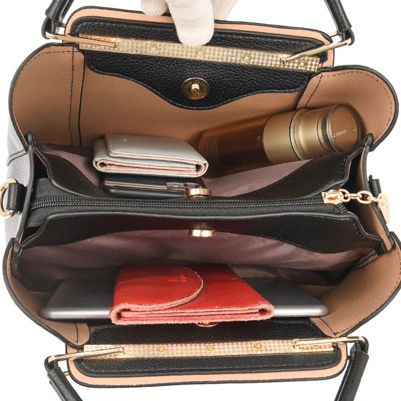 Sac bandoulière et épaule femme cuir souple luxe - Image 9
