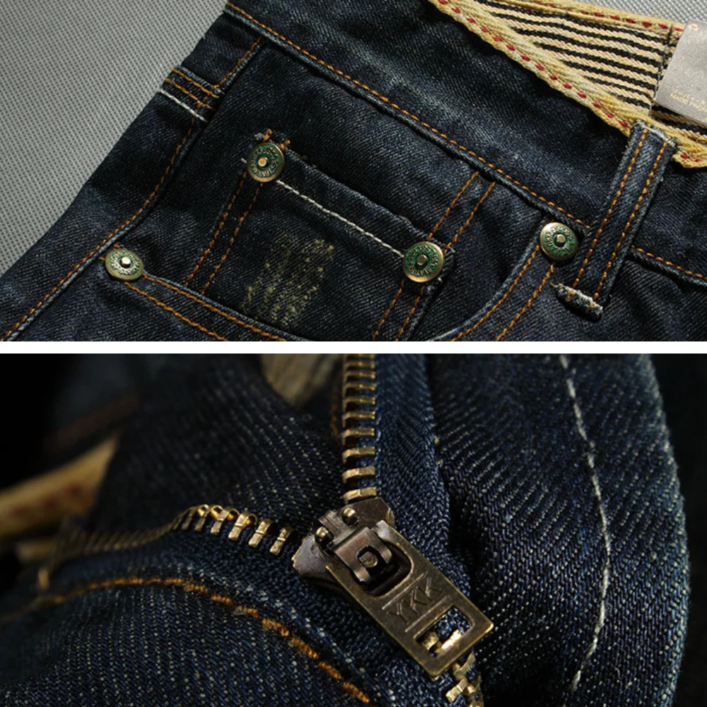 Short en jean structuré décontracté pour homme – Classique, détails déchirés - Image 4
