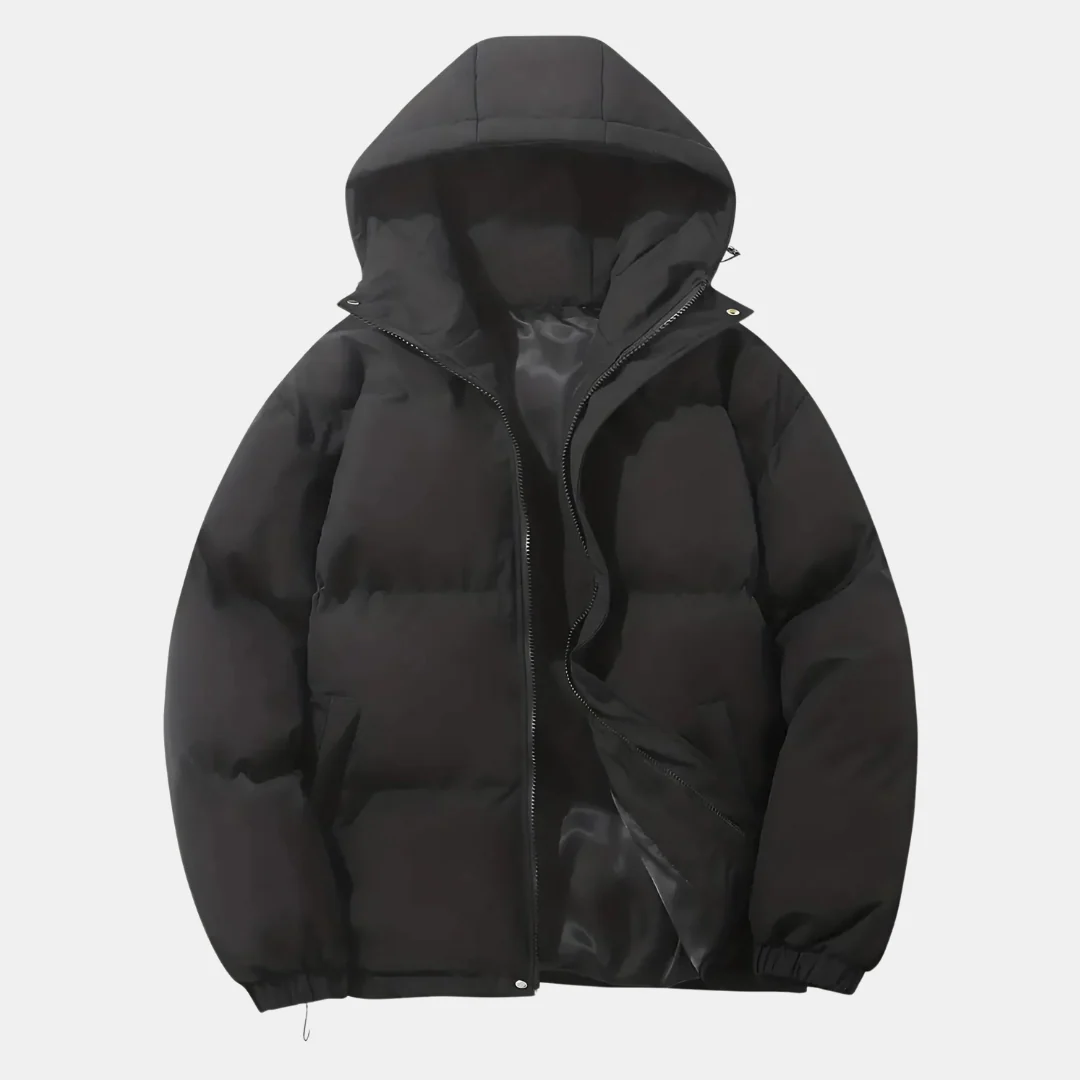 Veste bombardier classique d'hiver pour hommes avec capuche - Image 3