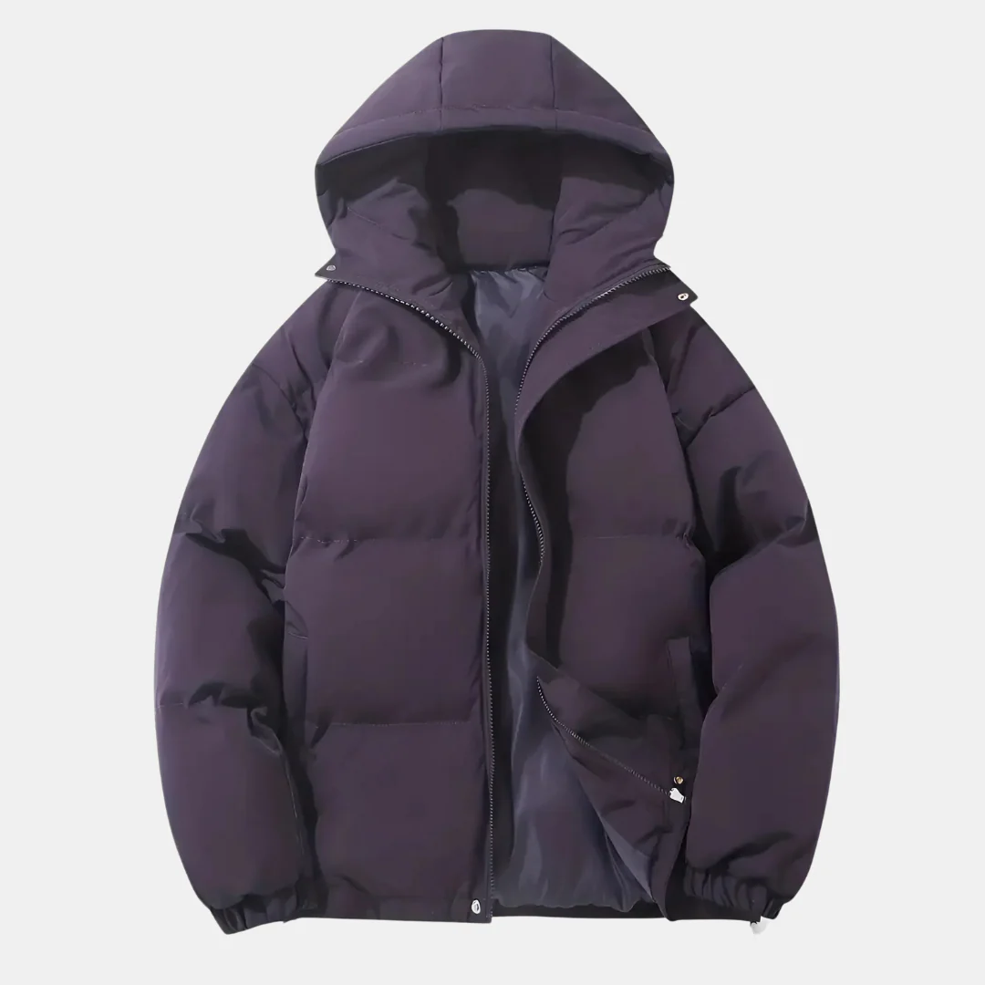 Veste bombardier classique d'hiver pour hommes avec capuche - Image 8
