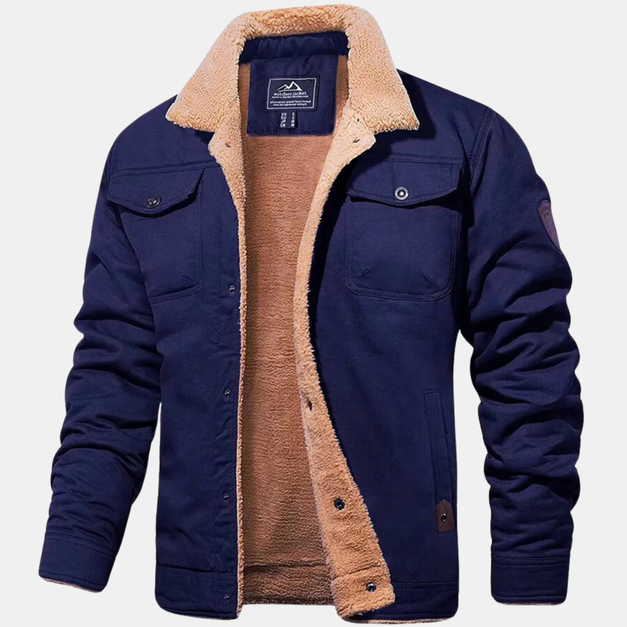 Veste bombardier classique vintage pour homme - Image 3
