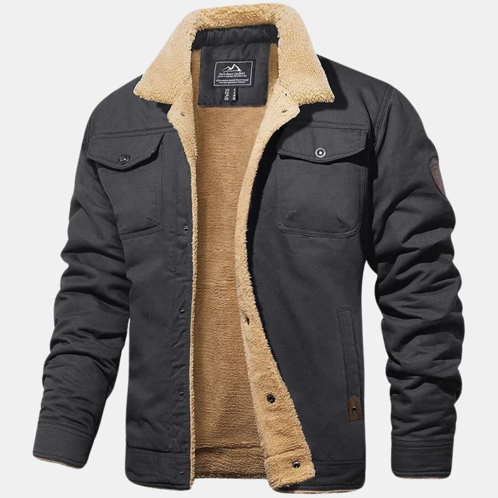 Veste bombardier classique vintage pour homme - Image 4